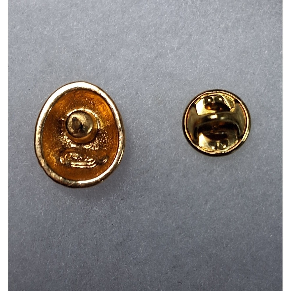 Vintage Carolee Signed Red Enamel Ladybug Pin Lapel Pin Gold Tone Scatter Pin - Picture 7 of 9